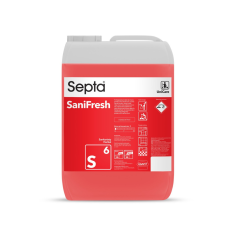 Septa Szaniter helyiségek napi tisztítása szagsemlegesítő formulával SEPTA SANIFRESH S6 10L tisztító- és takarítószer, higiénia