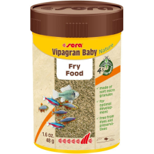 Sera | Nature | Vipagran Baby | Granulátum táplálék | Díszhalak számára - 100 ml/48 g haleledel