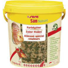 Sera San Nature 10l 2kg lemezes színfokozó díszhaltáp (032288) haleledel