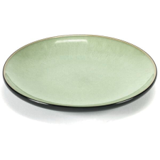 Serax Desszertes tányér, Serax Pure 16 cm, zöld/fekete tányér és evőeszköz