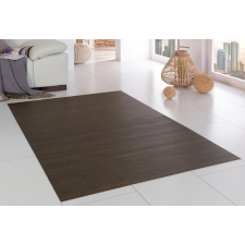 Serena Bambusz szőnyeg 120x180 cm sötétre hőkezelt, keményített, természetes barna felület lakástextília