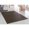 Serena Bambusz szőnyeg 60x300 cm sötétre hőkezelt, keményített, természetes barna felület