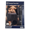  Sergio Tacchini férfi pamut boxeralsó - 2 db/csomag - fekete fekete felirattal - XL
