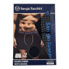  Sergio Tacchini férfi pamut boxeralsó - 2 db/csomag - fekete kék felirattal - XL