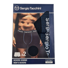 Sergio Tacchini Férfi Pamut Boxeralsó - 2 db - XXL férfi alsó