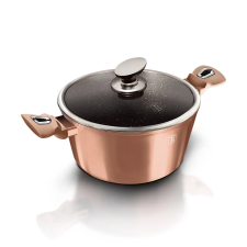  Serpenyő márvány bevonattal és fedővel 20cm METALLIC LINE ROSE GOLD EDITION 19443 edény
