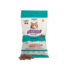  Serrano Urinary húgyuti támogató csirke jutalomfalat macskáknak 50g macskaeledel