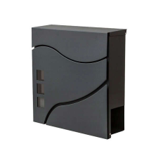 Sersimo Hullámos stílusú postaláda 37x37x10,5 cm - Antracit szürke postaláda