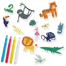  SES Ablakmatrica - Dzsungel kreatív és készségfejlesztő