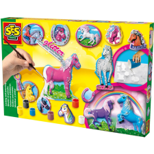 SES Creative Children's Fantasy Horses Casting and Painting Set (216349) kreatív és készségfejlesztő