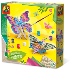 SES Színezhető fapillangók  Ajánlott 3-6 éves korig lányoknak (82223) kreatív és készségfejlesztő