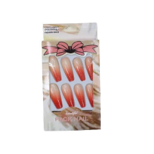  Set 12 Unghii False degrade, divatköröm, 10 tip