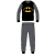 SetinoHungaryKft. Batman férfi vékony pamut pizsama - jersey pizsama - fekete-sötétszürke - M