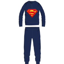 SetinoHungaryKft. Superman férfi vékony pamut pizsama - jersey pizsama - sötétkék - L gyerek hálóing, pizsama