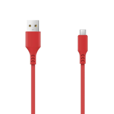 Setty Kábel: Setty - USB / MicroUSB piros kábel, 2A kábel és adapter
