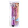 Seven Creations Xcel Double Penetrating Vibrator lila vibrátor, puha, bőrbarát, zselés anyagból készített, állítható rezgésintenzítású