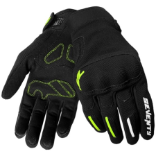 Seventy Degrees SD-C40 Asphalt motoros kesztyű fekete-fluo sárga motoros kesztyű