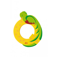 Sevi fa betű - Q - Quetzal sárga dekoráció