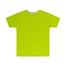 Sg Csomag akciós póló (minimum 3 db) Gyerek rövid ujjú póló SG Kids&#039; Perfect Print Tagless Tee -128 (7-8/L), Lime zöld gyerek póló