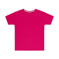 Sg Csomag akciós póló (minimum 3 db) Gyerek rövid ujjú póló SG Kids' Perfect Print Tagless Tee -140 (9-10/XL), Sötét rózsaszín