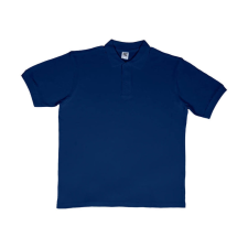 Sg Férfi galléros póló rövid ujjú SG Cotton Polo - 2XL, Sötétkék (navy) férfi póló