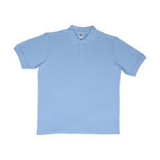 Sg Férfi galléros póló rövid ujjú SG Cotton Polo - 3XL, Ég