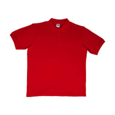 Sg Férfi galléros póló rövid ujjú SG Cotton Polo - 3XL, Piros