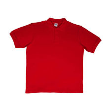 Sg Férfi galléros póló rövid ujjú SG Cotton Polo - 5XL, Piros férfi póló