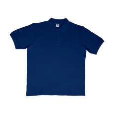 Sg Férfi galléros póló rövid ujjú SG Cotton Polo - L, Sötétkék (navy)