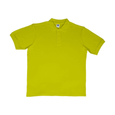 Sg Férfi galléros póló rövid ujjú SG Cotton Polo - XL, Lime férfi póló
