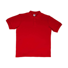 Sg Férfi galléros póló rövid ujjú SG Cotton Polo - XL, Piros