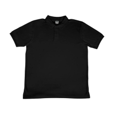 Sg Férfi galléros póló rövid ujjú SG Poly Cotton Polo - 2XL, Fekete