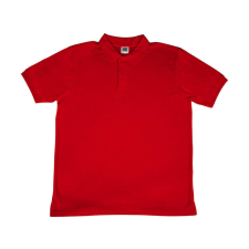 Sg Férfi galléros póló rövid ujjú SG Poly Cotton Polo - 3XL, Piros férfi póló