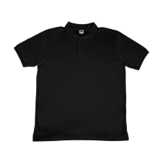 Sg Férfi galléros póló rövid ujjú SG Poly Cotton Polo - L, Fekete