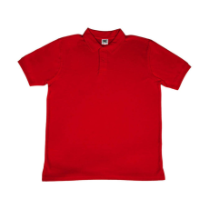 Sg Férfi galléros póló rövid ujjú SG Poly Cotton Polo - M, Piros