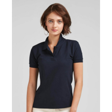 Sg Női rövid ujjú galléros póló SG Ladies&#039; Poly Cotton Polo 2XL, Fekete női póló