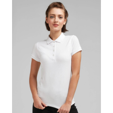Sg Női rövid ujjú galléros póló SG Ladies&#039; Signature Stretch Tagless Polo L, Fehér női póló