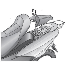 SHAD Top Master rögzítőkészlet - Yamaha SHAD Vázak, idomok, kiegészítők Doboz konzol, kiegészítők egyéb motorkerékpár alkatrész