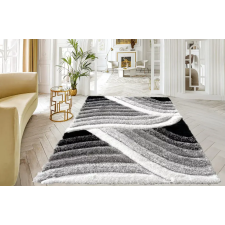  Shaggy szőnyeg California 3D 482 (Grey White) 60x110cm Szürke lakástextília