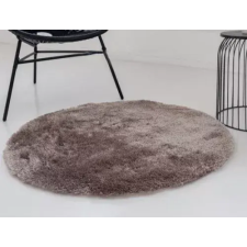  Shaggy szőnyeg Super plüss (Mink) Kerek 80cm Sötét Bézs lakástextília