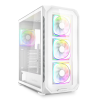 Sharkoon AK5G RGB Midi Tower Fehér