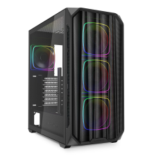 Sharkoon AK5M RGB Midi Tower Fekete számítógép ház