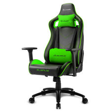 Sharkoon Elbrus 2 Gamer szék - Fekete/Zöld forgószék