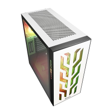 Sharkoon ELITE SHARK CA300T táp nélküli ablakos ház fehér (4044951030415) számítógép ház