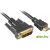 Sharkoon HDMI DVI-D Átalakító Fekete 1m 4044951017324