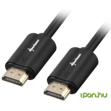 Sharkoon HDMI Összekötő Fekete 1m 4044951018024 kábel és adapter