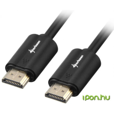 Sharkoon HDMI Összekötő Fekete 5m 4044951018055 kábel és adapter