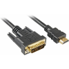 Sharkoon Kabel   HDMI  -> DVI-D (18+1) 3m           schwarz (4044951009060)