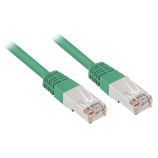 Sharkoon kábel RJ45 CAT.5e SFTP - zöld 1.5m (4044951017744) (4044951017744) kábel és adapter