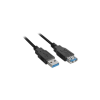 Sharkoon Kabel USB 3.0 Verlängerung  1,0m           schwarz (4044951015672)